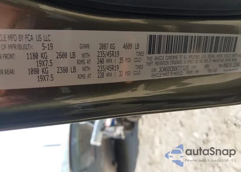 2019 Jeep Compass Limited 4X4 from USA, damaged, VIN 3C4NJDCBXKT773295